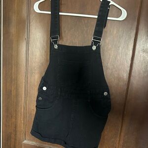 SHEIN Black Denim Overalls